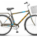 Велосипед STELS NAVIGATOR-300 28" Gent Z010*LU085341*LU070377 *20" Чёрный+корзина